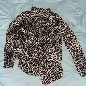 Leopard Print Blouse 🐆